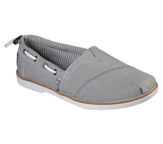 Alpargatas Skechers Mujer - Chill Luxe Gris HYBFE0139